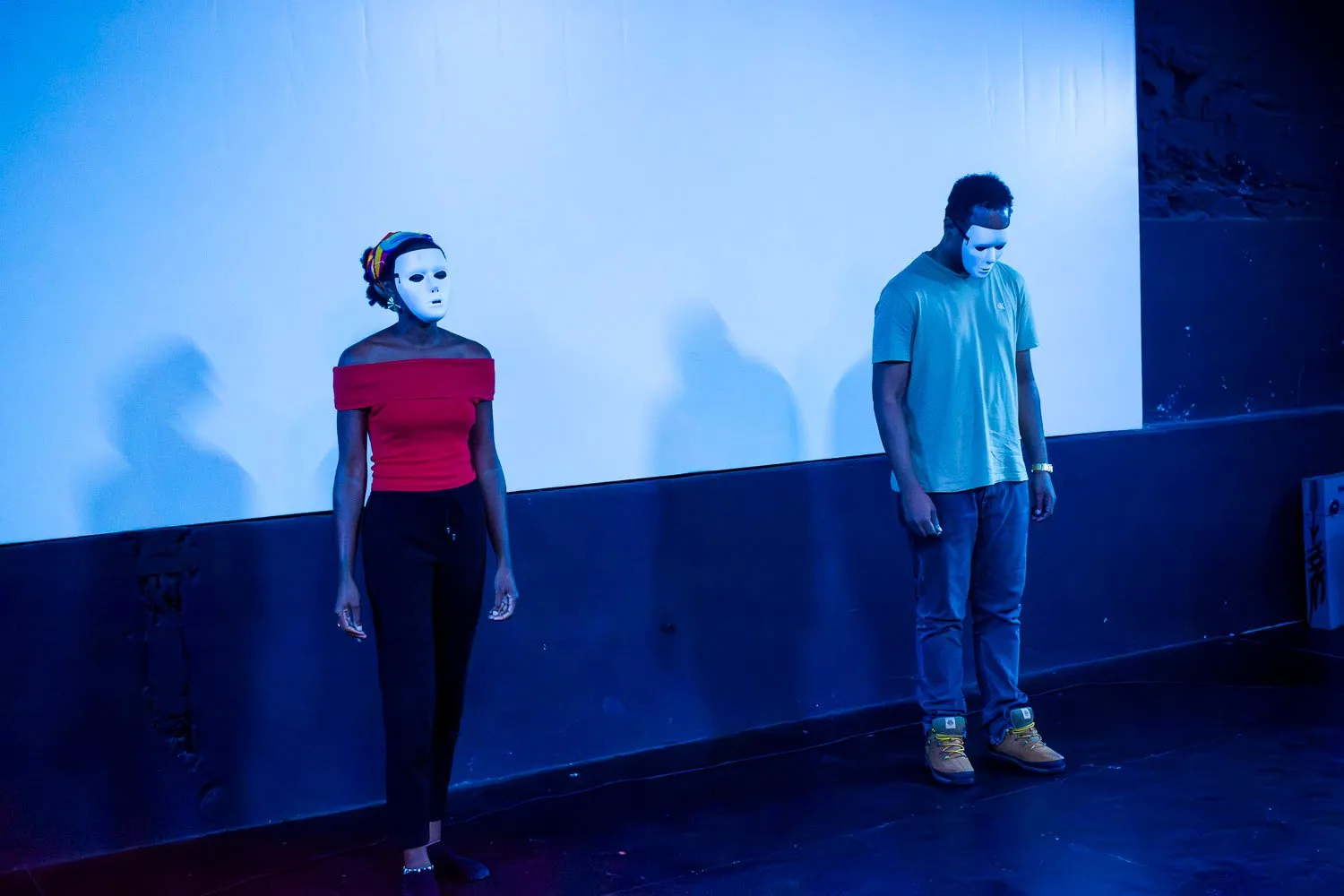 Participants de la MoCap Week au Théâtre Le TOM