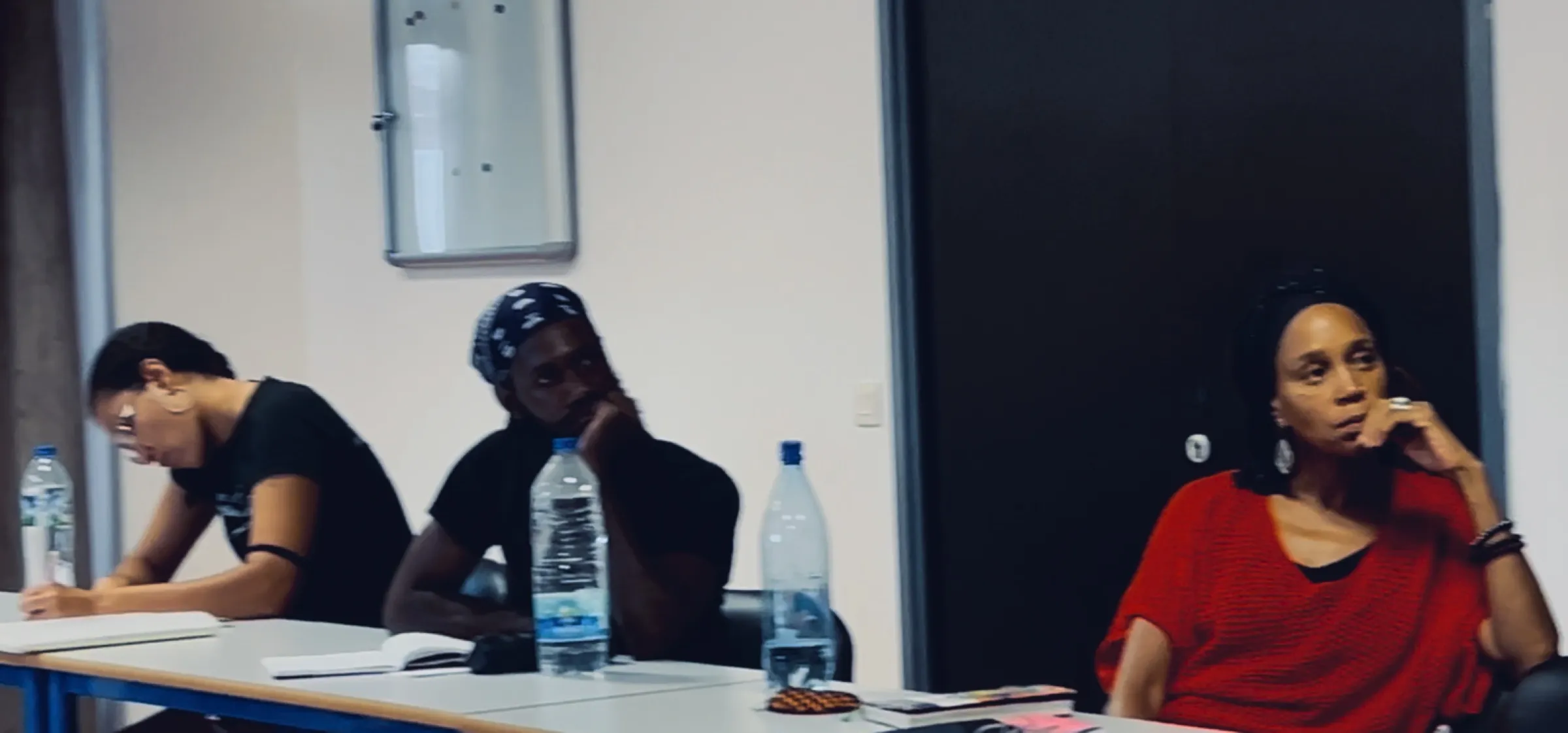 Les élèves pendant la rencontre